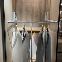 Feimei furniture low-key luxury series wardrobe can pull down hanger buffer hanger high-strength metal material