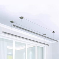 LEYE love yi LY852 household manual drying rack hand drying rack double rod lifting bag delivery bag installation