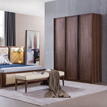 Connaught Nordic wardrobe wall storage cabinet modern simple wardrobe solid wood storage