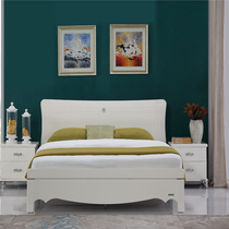 Quanyou Home Bedroom Furniture Modern Simple Package Combination Plate Bed Nightstand Mattress Package