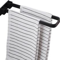Punch-free bathroom towel rack toilet towel rack bathroom towel rack bathroom towel ring corner seam storage shelf folding provincial wall hanging