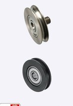 Idler for round belt with round pulley narrow-width external thread bearing MBFN MBFNM full series