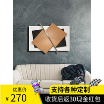 Modern Minimal Iron Wall Decoration Nordic Decorative Pendant Light Luxury Metal Wall Decoration Sample Room Wall Decoration Creative
