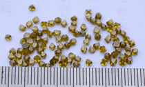 Russia imports high quality large-particle synthetic diamond single crystal 2.2mm average weight 0.109 carats