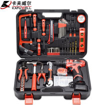 Kavwell 109 pieces of home hand electric drill kit Suits Charging Electric Drill Electric Screwdriver Tool Kit 