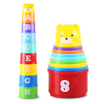 Bei Lekang fun stacked music stacked Cup stacked layered early education educational childrens toys 0-1 year old