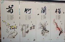 Intelligent electronic control office arc dimming glass partition energized atomized glass film energized transparent factory direct sales