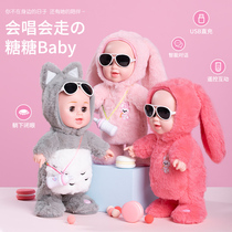 Talking doll smart dialogue singing walking rechargeable Tongle Barbie little girl birthday gift