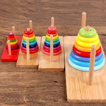 Hanota wooden 10-story Elementary School students eight-layer childrens toys mental brain 8-layer 5-story competition dedicated adults