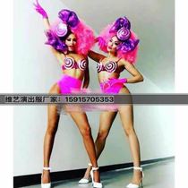 Weiyi nightclub bar dj female singer dance stage performance suit gogo suit