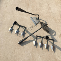 Agricultural soil loosening tools loose soil multi-functional soil rake removal of hoes Earth artifact three and four tooth picks