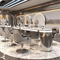 New Zhengshe Li table hair cutting mirror dyeing and ironing area hot dyeing table mirror cabinet one hair salon special hairdresser mirror
