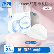 Sub-primary slim anti-spill milk cushion disposable ultra-thin summer and breathable lactation period postpartum thin anti-overflow milky anti-spill milk cushion