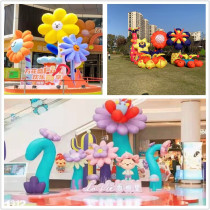 Large Emulation Inflatable Flowers Flower Mall Creative Beauty Chen Qi Die Luminous Mushroom Lotus Building Props Model
