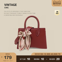 mood red wedding bag atmospheric wedding bridal bag female 2021 New High sense niche Hand bag