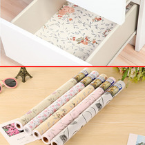 Self-adhesive wardrobe sticker cabinet cushion paper furniture refurbished bedroom wallpaper shoe cabinet mat waterproof and moisture-proof drawer sticker