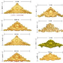 Sandstone mountain flower relief mural European style relief background wall decoration door shape outdoor villa door flower