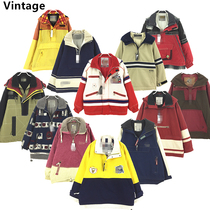 Antique vintage outdoor winter clothes windproof water fluorescent Thunderbolt half zipper assault clothing ski clothes ground coat Ha