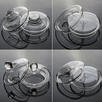 % Heat-resistant glass tea set accessories tea pot lid teapot leak cup lid tea cup accessories lid steel leak