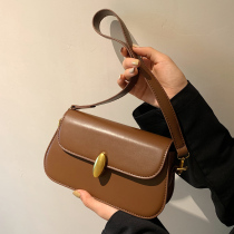 Kimura South Net red retro small bag female 2021 New Wild shoulder bag advanced sense shoulder simple small square bag