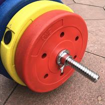 Foot heavy environmental protection tasteless barbells dumbbells rocker arm weight plates small holes barbell weight weight lifting pieces