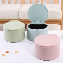 Cat litter trash can deodorant anti-pet flip cat shovel special anti-cat feces anti-odor tape cover storage box