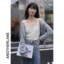 You Alley knitted camisole vest woman simple wear slim short style autumn interior sleeveless chic coat tide