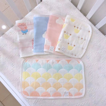 Newborn Pillow Baby Pillow Towel Baby Flat Pillow 0-3 Months Beginner Pure Cotton Six-Layer Gauze Suction sweat-proof