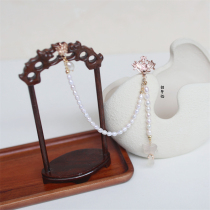 Shaohuaji Cloud Rabbit Original design pearl combination one-piece pressed rabbit rabbit cute antique style cheongsam pendant