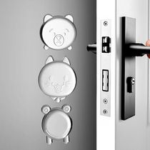 Anti-collision stick household door handle anti-collision glue silicone refrigerator door anti-collision mute stick door rear cabinet door anti-collision