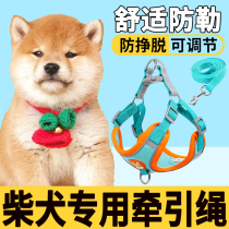 Chai Dog Small Dogs Special Traction Rope Chest Vest Type Item Ring Walking Dog Rope Medium Dog Adjustable Dog Chaints Anti Bite