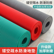 Cow tendon non-slip mat door mat kitchen bathroom walkway grid staircase plastic mat hollow water-proof non-slip mat