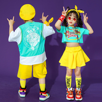June 1 childrens cheerleading team primary school student sports meeting street dance suit boys hip hop tide costume performance costume costume costume