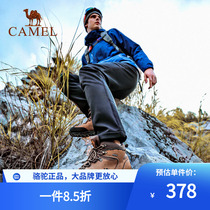 Camel Mountain Ensemble Outdoor Professional Mountaineering Shoes Men Waterproof Non-slip Winter Abrasion Resistant Bull Leather High Help Lady Hiking Shoes