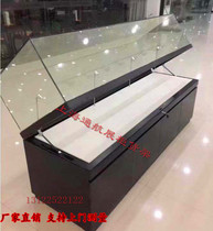 Spot hydraulic antique cabinet Wood paint glass heritage cabinet Antique museum showcase Jewelry showcase