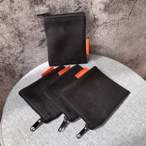 Foreign trade good quality storage bag pouch jewelry bag small bag earphone bag suede bag zipper