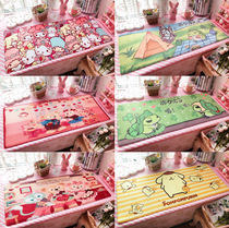 Ballet Rabbit Duffy Bear Rectangular Mat Kt Cat Frog Cartoon Floating Window Mat Pudding Dog Non-slip Carpet Foot Mat