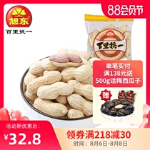 Xudong peanut fried goods Salt and pepper peanuts 500g*2 packs Wedding New Years goods Nut fried goods Independent pack snack peanuts