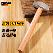 Octagonal hammer heavy smashing Wall demolition hammer hammer household stone hammer construction site hammer tool large square head hammer