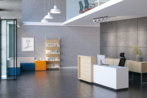 Fashion front desk reception desk simple modern cashier welcome front desk atmospheric information desk custom front desk plate type