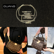 Handmade leather goods diy ladies three-in-one mahjong bag shoulder shoulder bag acrylic plate drawing lattice Template