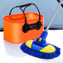 Car wash brush soft brush car long handle telescopic cleaning mop car supplies car wipe artifact kit Special