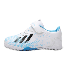 New C romessi Falcons boys and girls children artificial grass TF broken nails Velcro football shoes