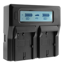 BN-VF714 dual charger JVC BN-VF707U BN-VF733U V707 LCD