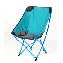 Outdoor folding chair backrest stool Fishing chair Leisure chair Beach chair Art sketch director chair Portable moon chair