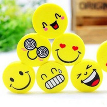 (4) Lovely creative stationery cute smiley rubber rubber and funny face rubber