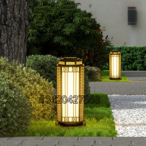 Floor Lamp Outdoor Waterproof Grass Terrace Lamp Outdoor Courtyard Lamp Garden Villa View Lamp New Chinese Wall Column Head Light Box
