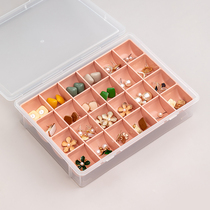 Necklace earrings jewelry storage box large capacity earrings storage artifact transparent earrings box earrings box earrings box