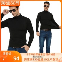 2020 autumn winter new pure color sweater mens fashion pure color sashimi with high collar uphols-up cardiovert