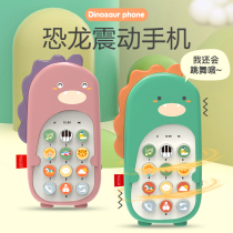 Infant multifunctional baby simulation mobile phone early education benefit Intelligence 1-3 years old boys and girls 0 phone can bite toys